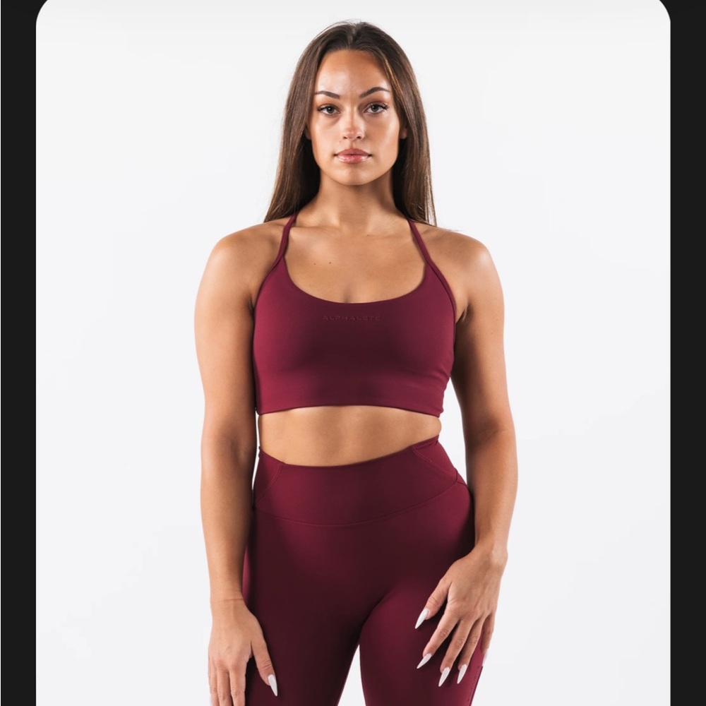 Alphalete Aura Strappy Longline Sports Bra